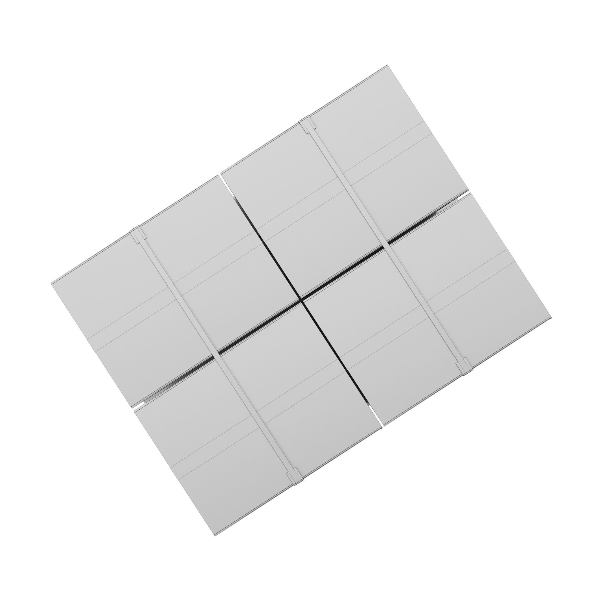 Pallet with cardboard boxes Low-poly 3D model_11