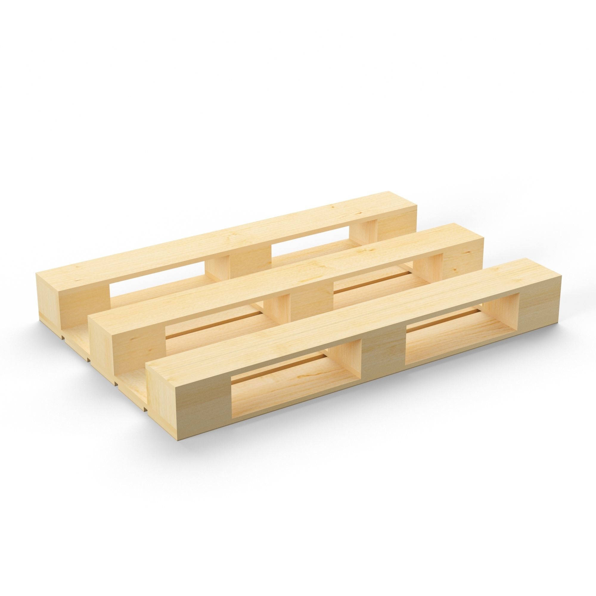 Pallet with cardboard boxes Low-poly 3D model_6