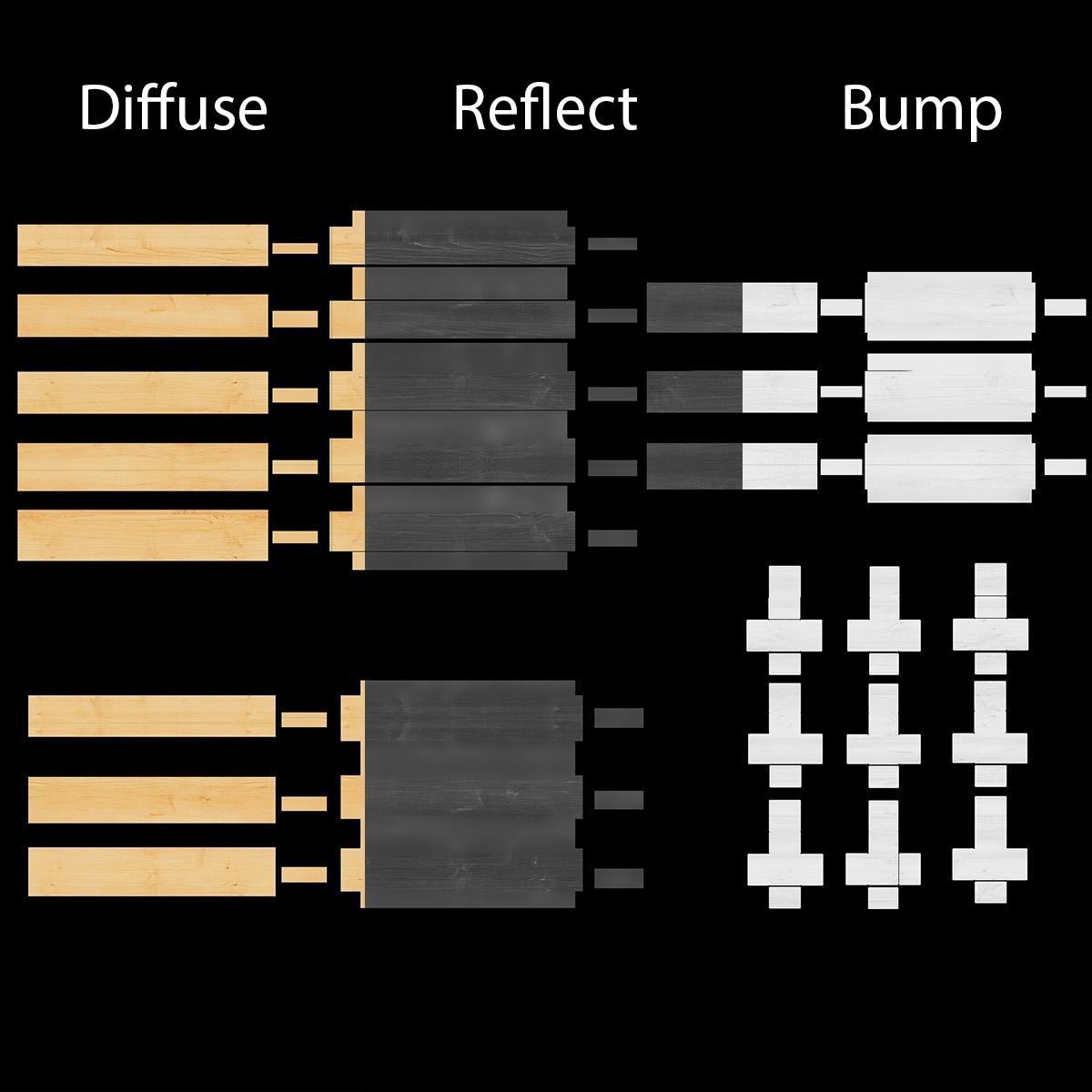 Pallet with cardboard boxes Low-poly 3D model_16