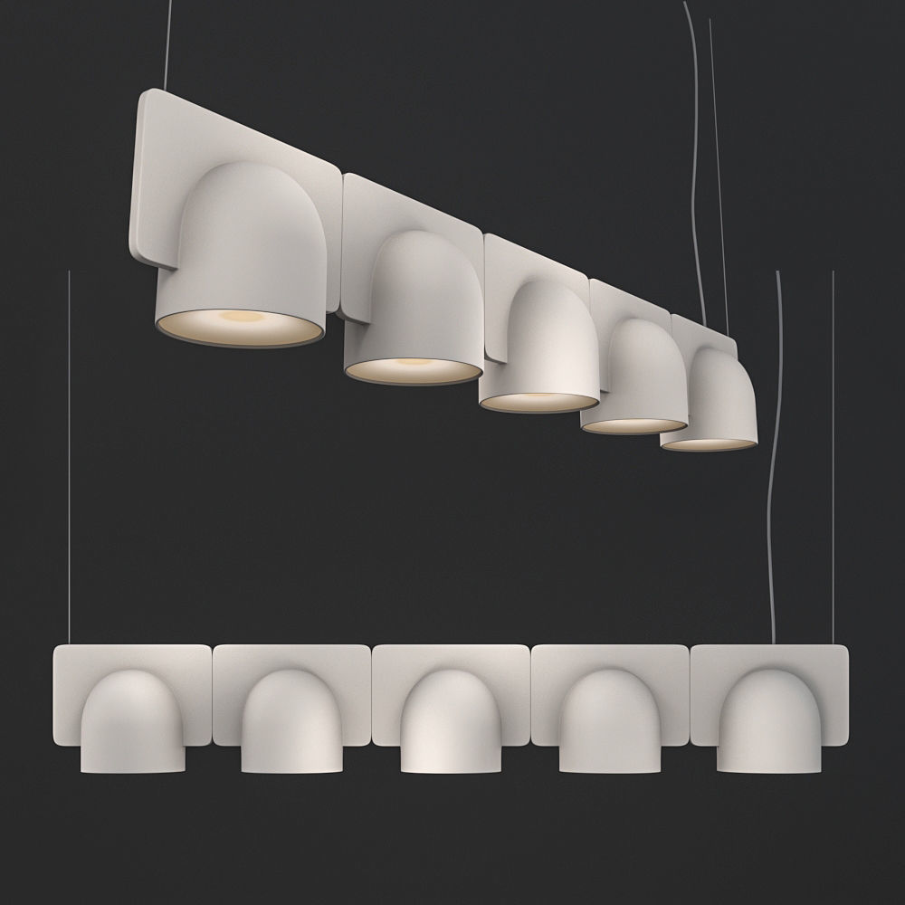 FontanaArte Igloo Suspension Lamp 3D model_1