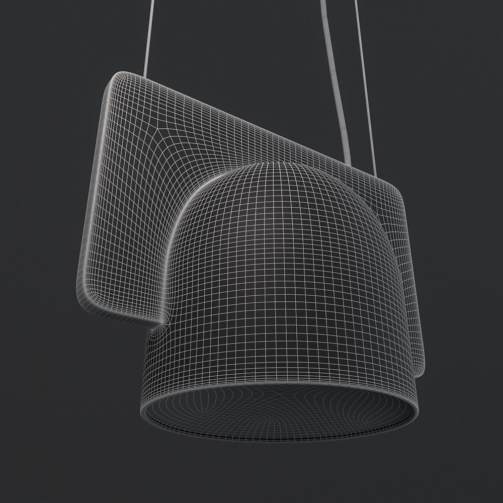 FontanaArte Igloo Suspension Lamp 3D model_2