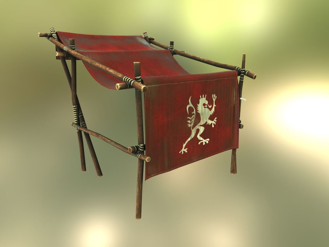 MarketPlace Booths - Silk 2 Low-poly 3D model_7