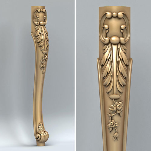 Furniture leg 014 3D model
