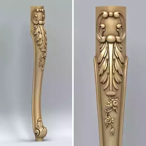 Furniture leg 014 3D model