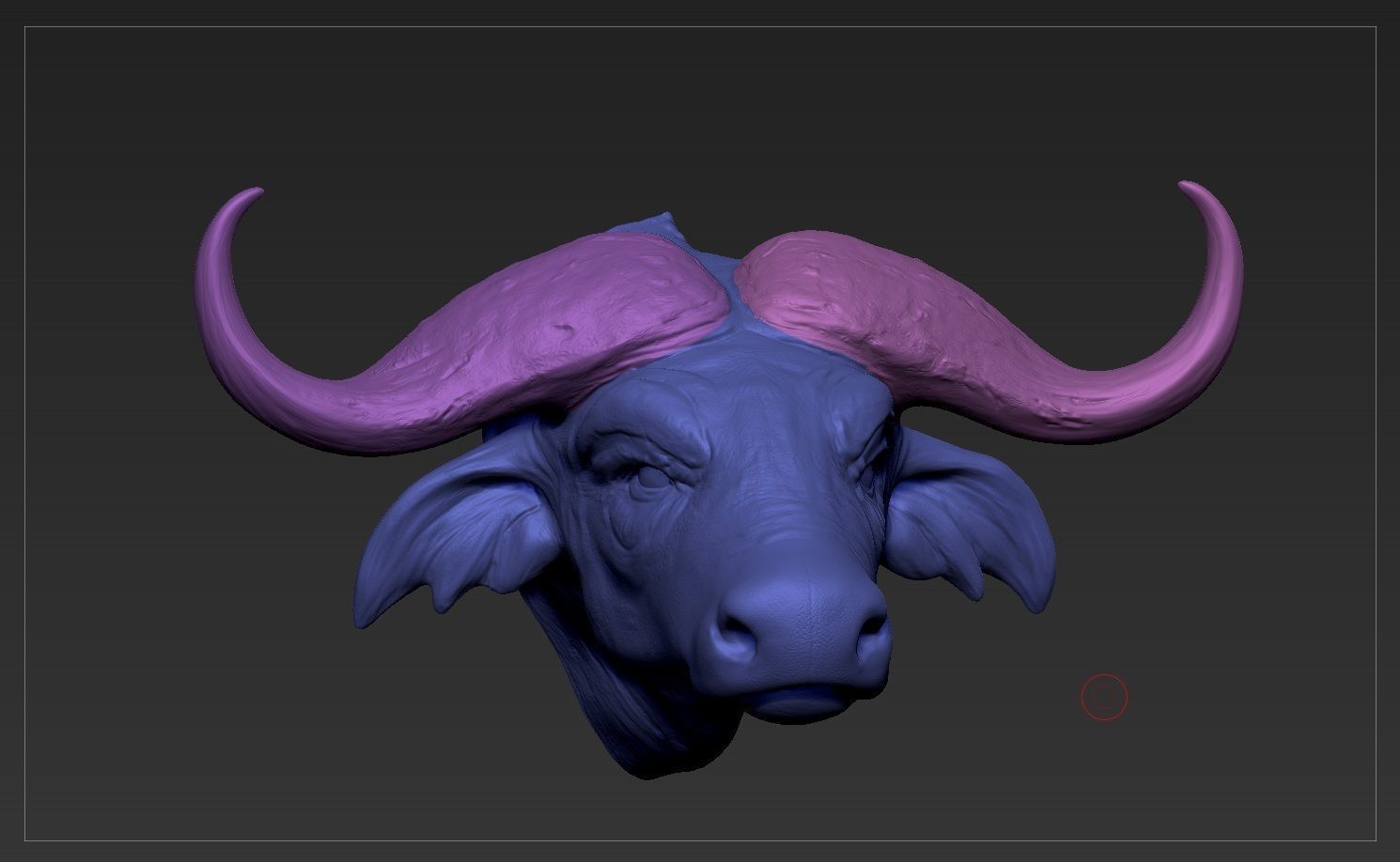 Buffalo For Printing sculpture 3D print model_7