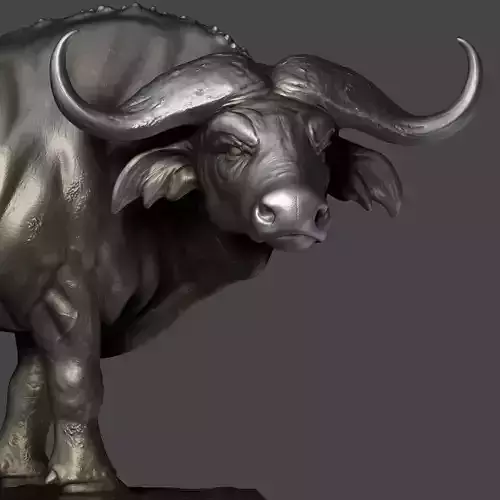 Buffalo For Printing sculpture