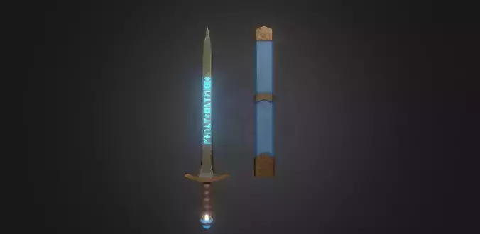 Fantasy Runic Sword
