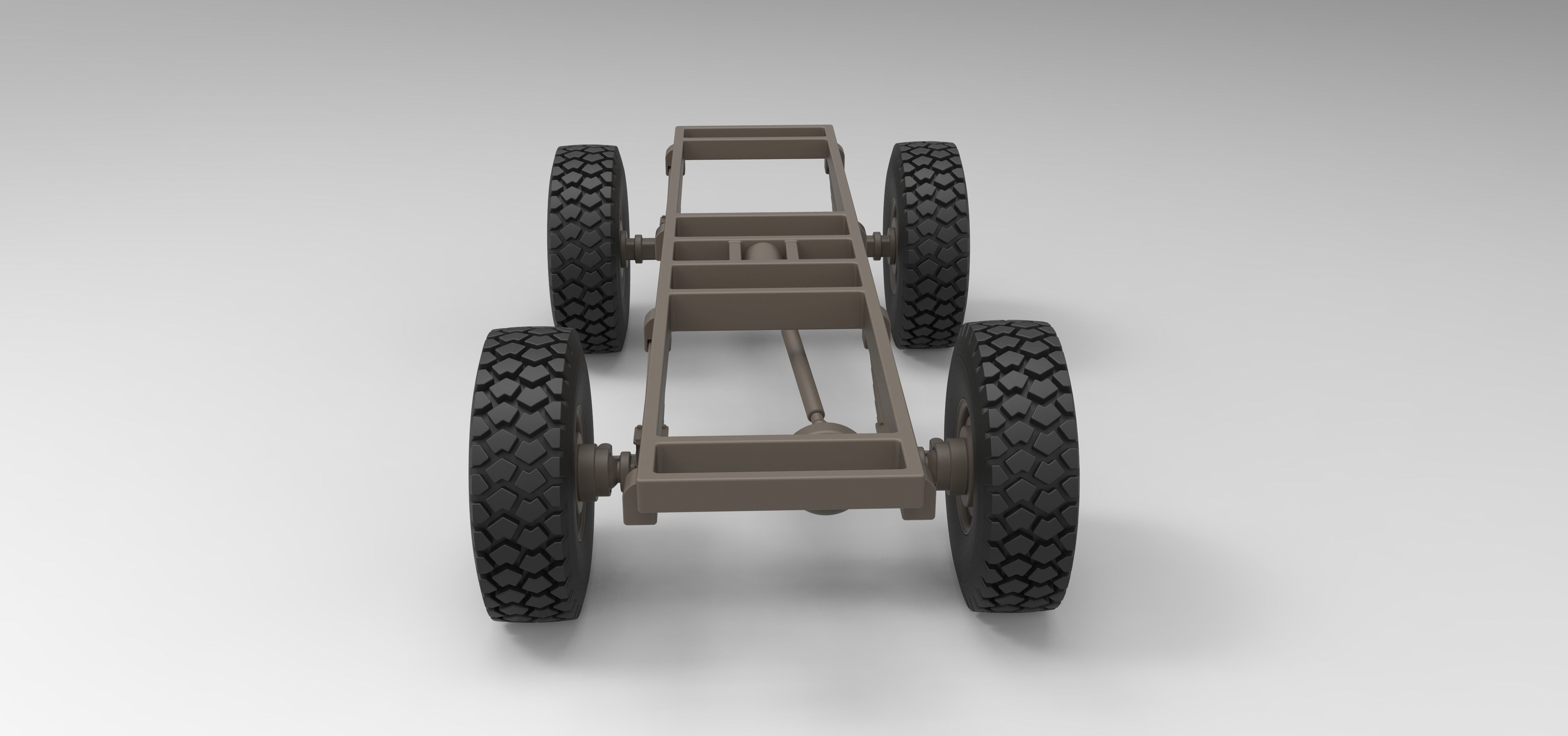 Chassis 4x4 3D model_4