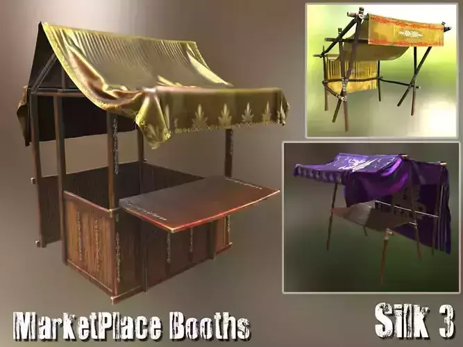 MarketPlace Booths - Silk3