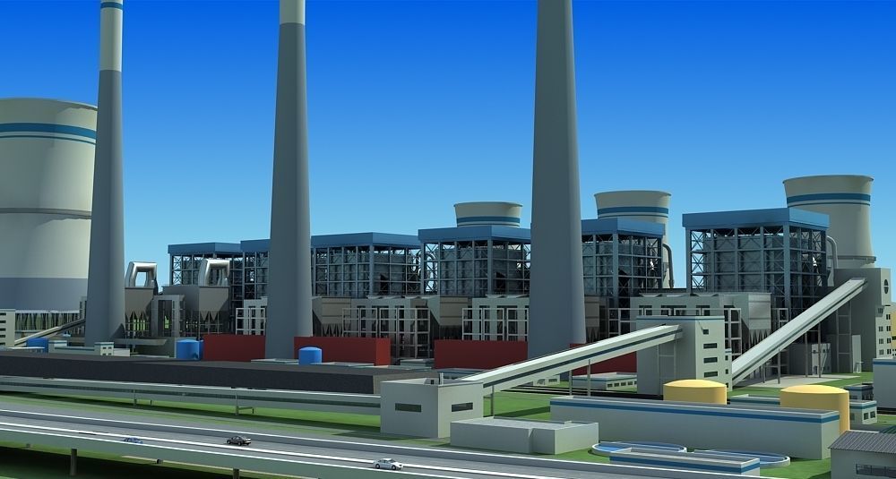 power plant 3D model_5