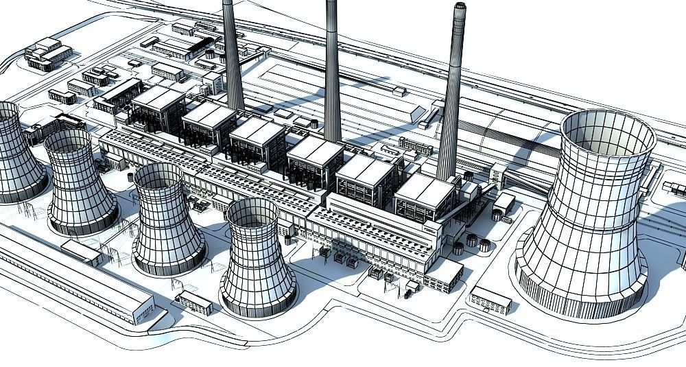 power plant 3D model_7