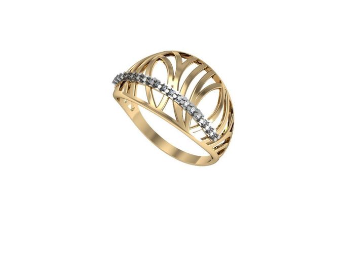 Ring cut out set 3D print model