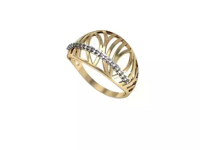 Ring cut out set 3D print model
