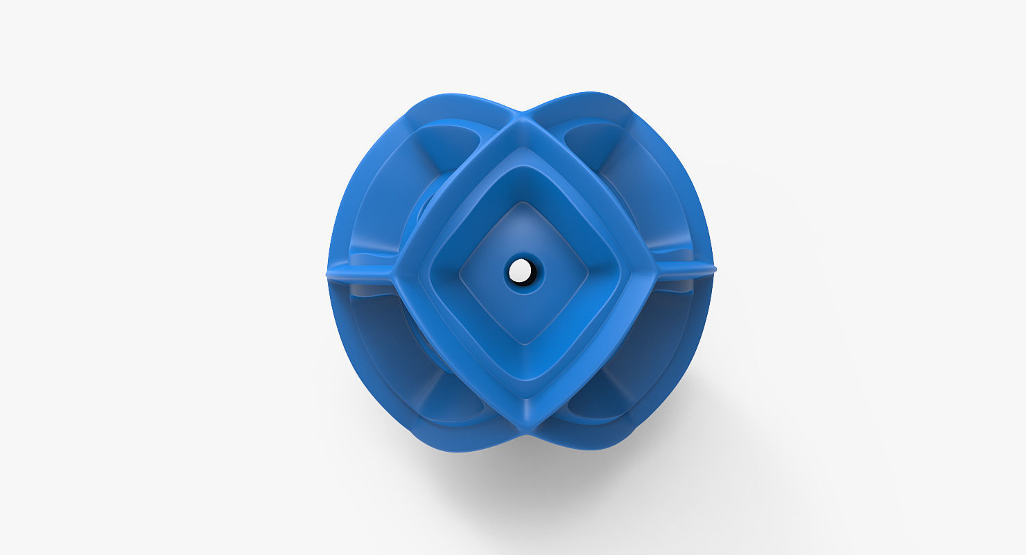 Math Object 0058 - Futuristic Sphere 3D print model_7