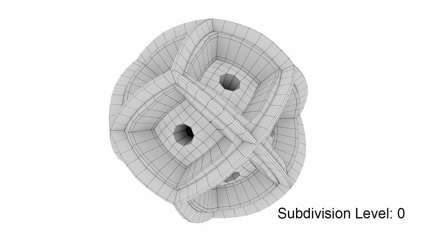 Math Object 0058 - Futuristic Sphere 3D print model_3