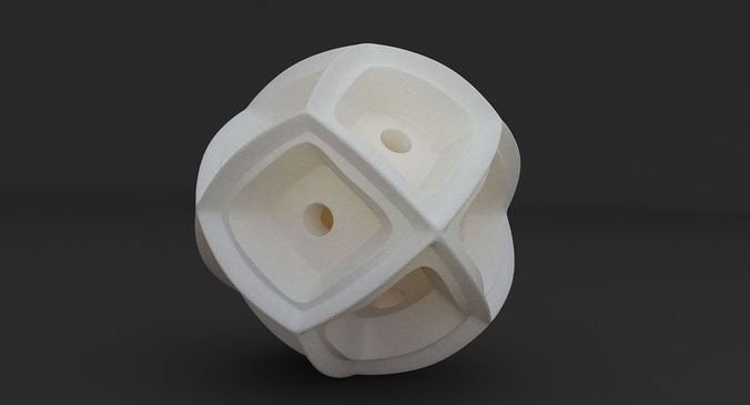 Math Object 0058 - Futuristic Sphere 3D print model