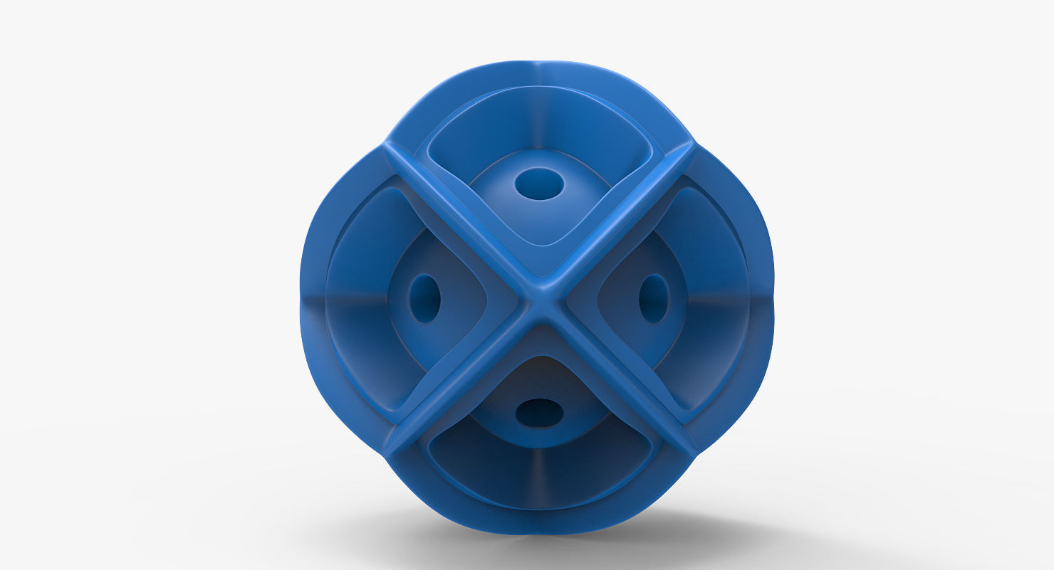 Math Object 0058 - Futuristic Sphere 3D print model_8