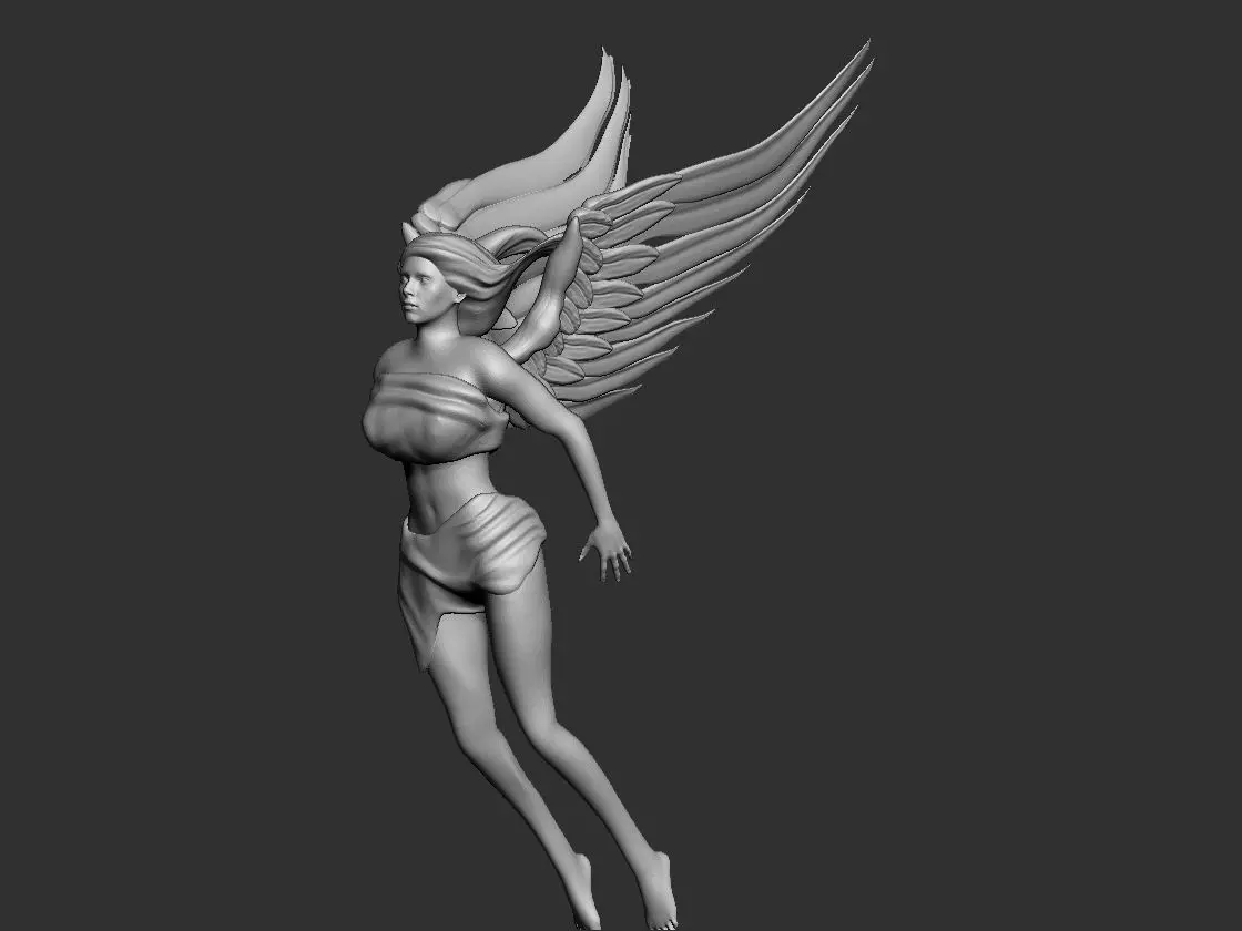 Flying Angel 3D print model
