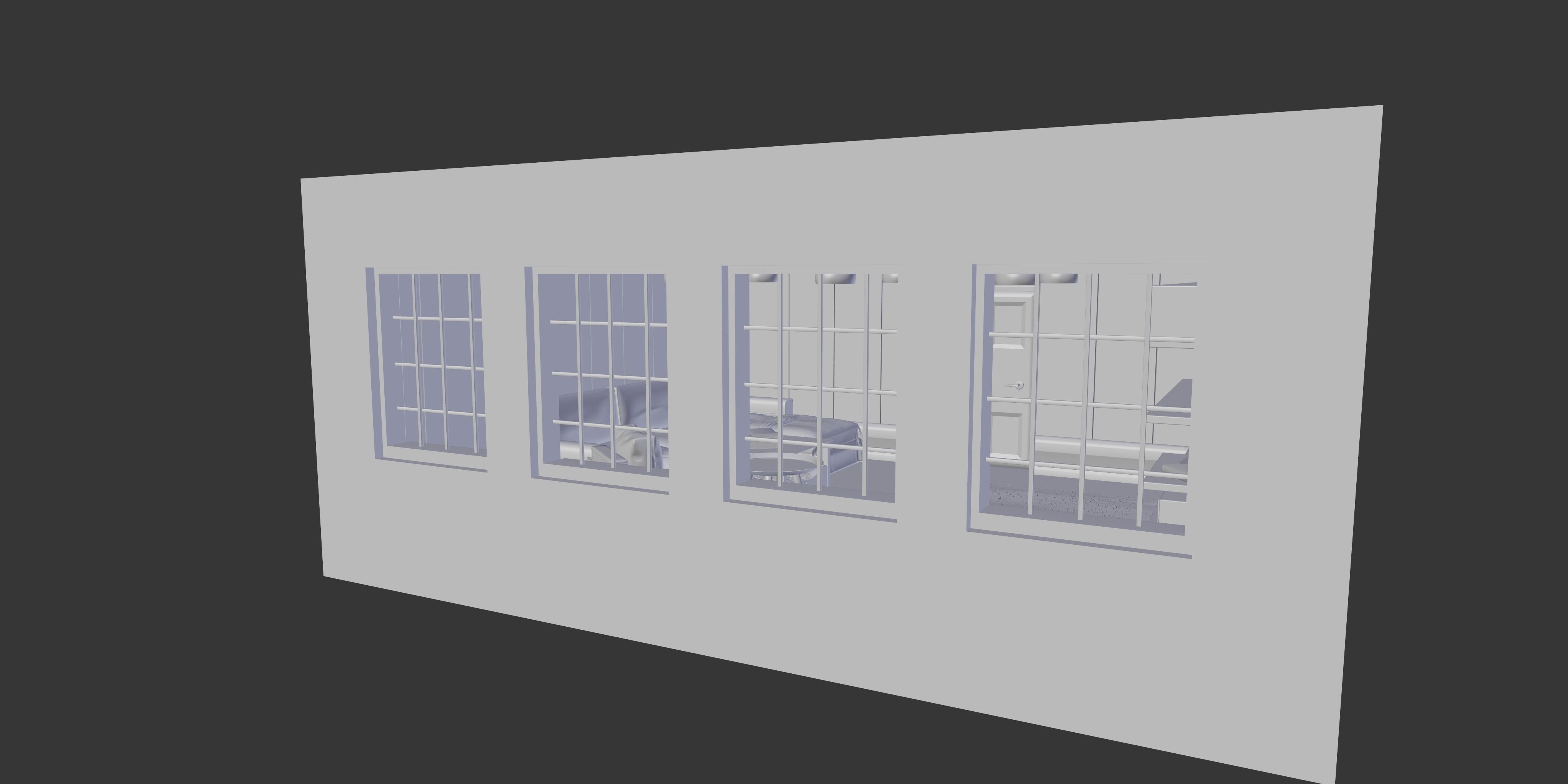 Wood Stiled Livingroom 3D model_5