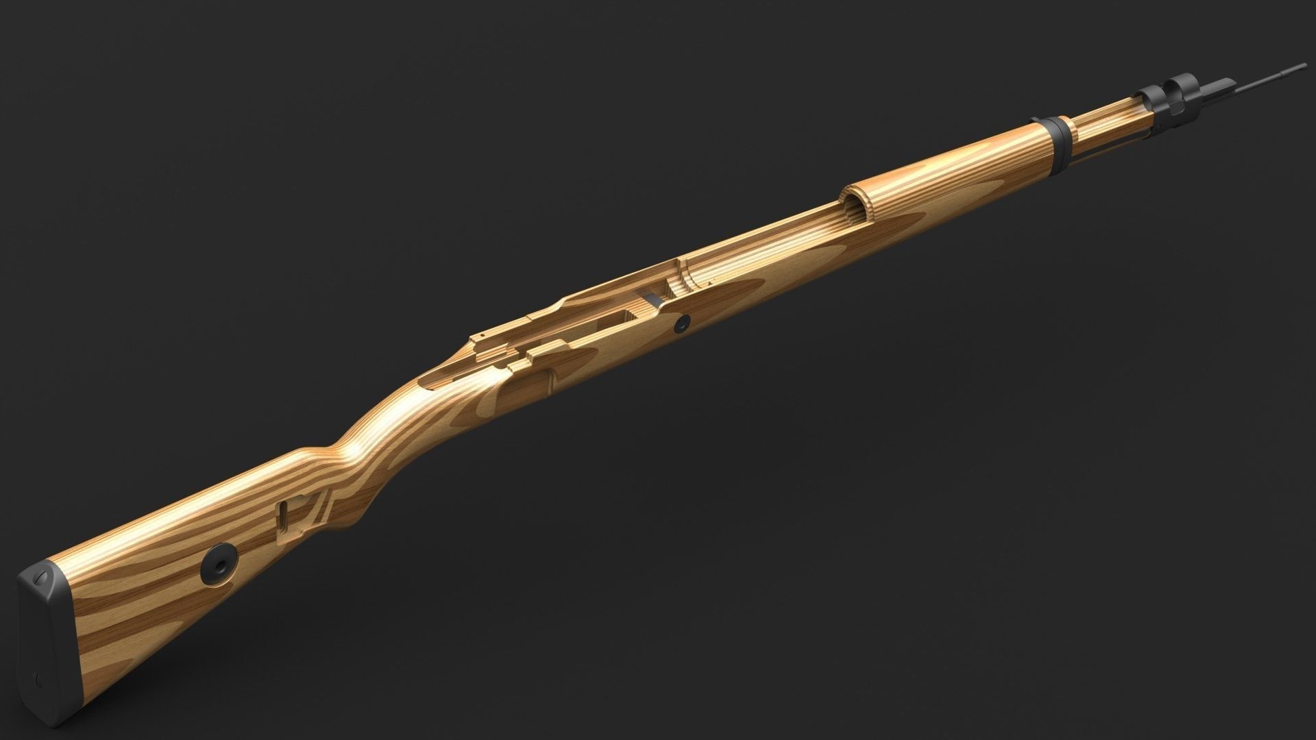 Kar98k Stock free 3D model CGTrader