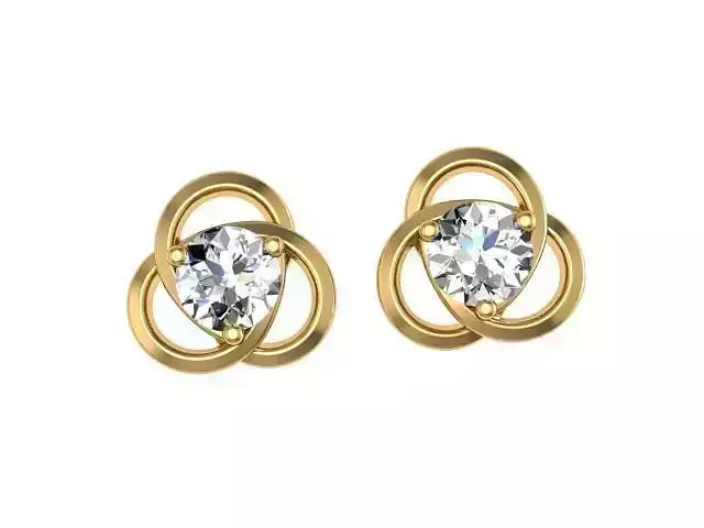 Earrings  kids with diamonds  3D print model