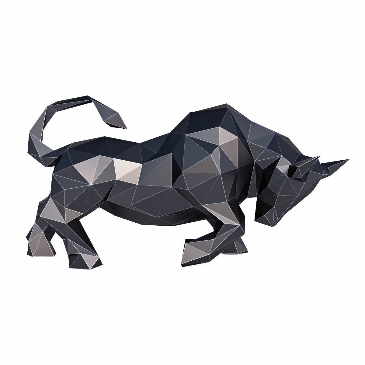 Bull Low Poly