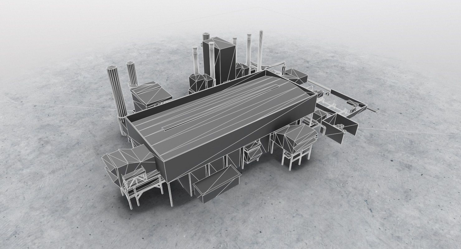 LIMC Factory Low-poly 3D model_9
