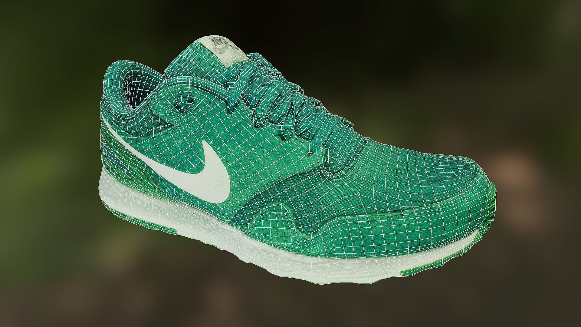 Nike shoe low poly 3D model Low-poly 3D model_7