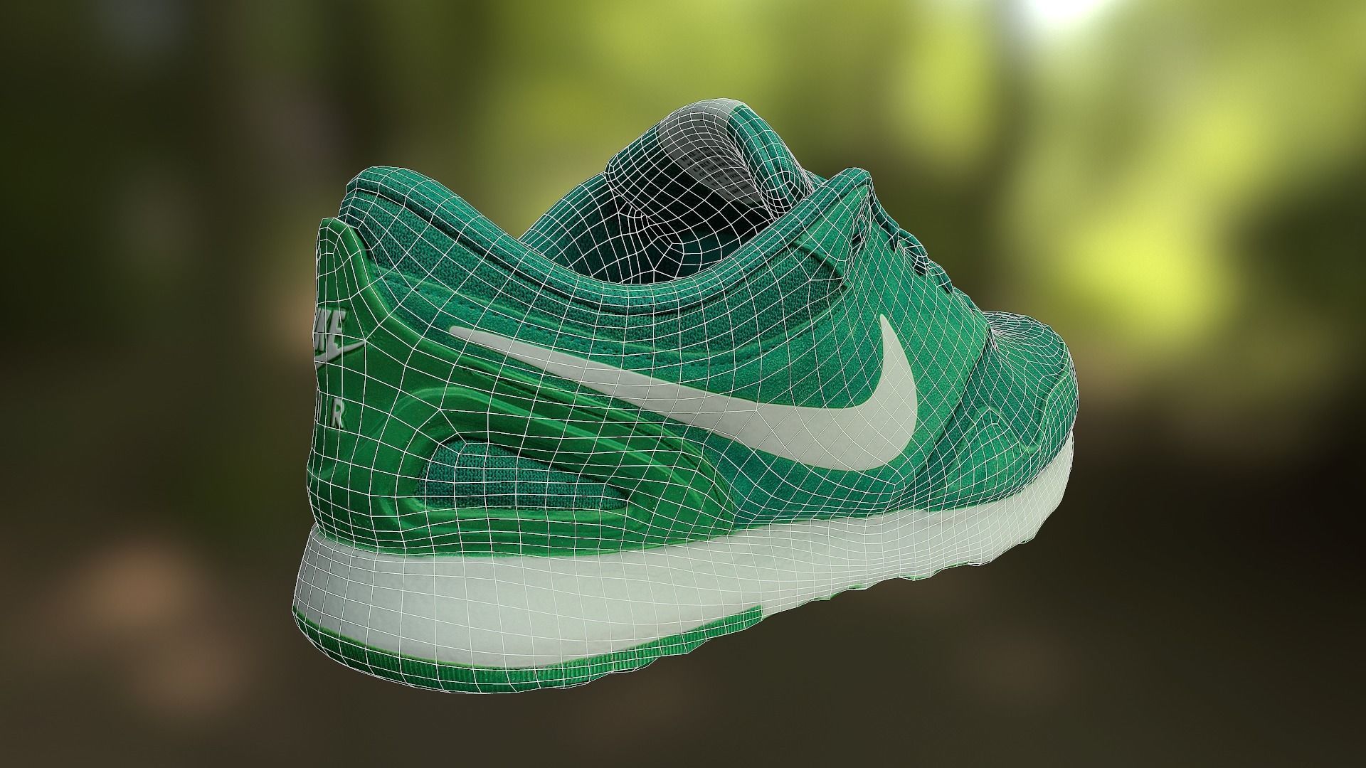 Nike shoe low poly 3D model Low-poly 3D model_8
