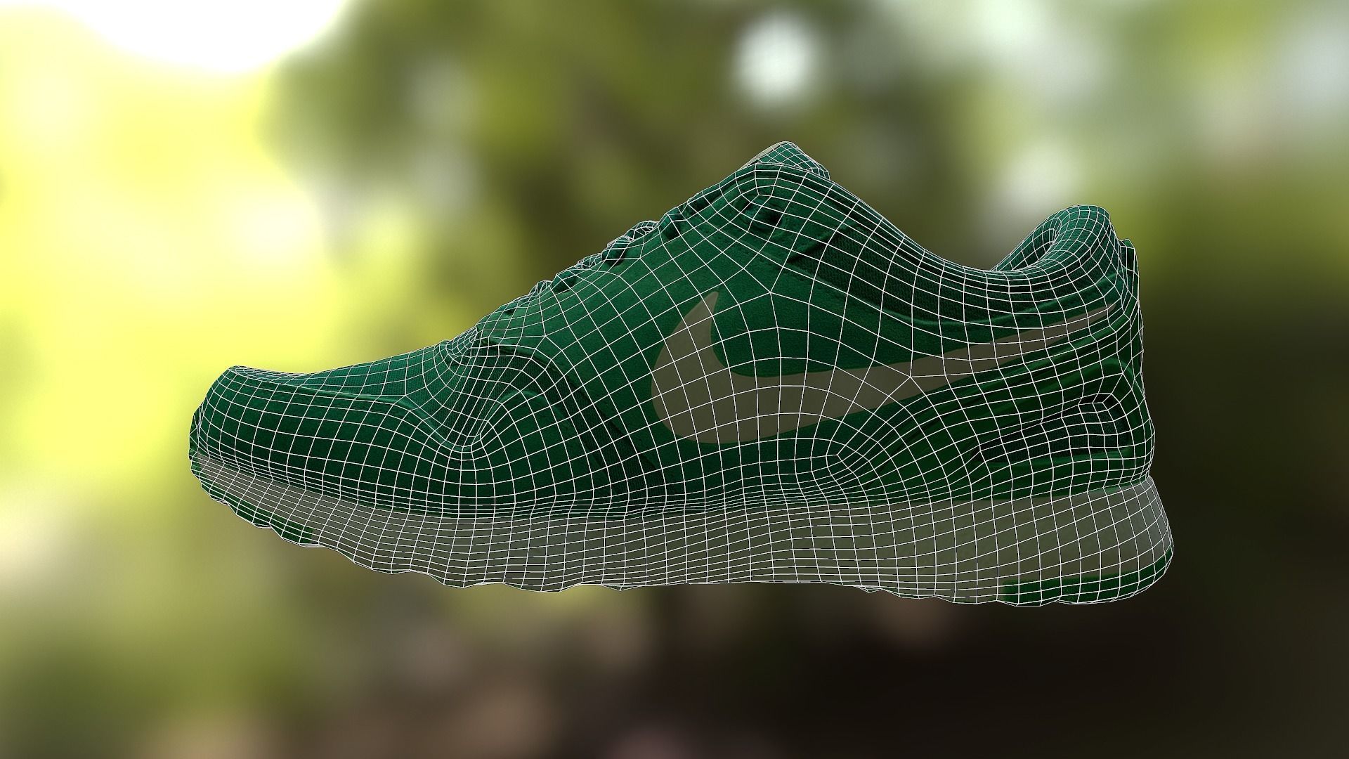 Nike shoe low poly 3D model Low-poly 3D model_11