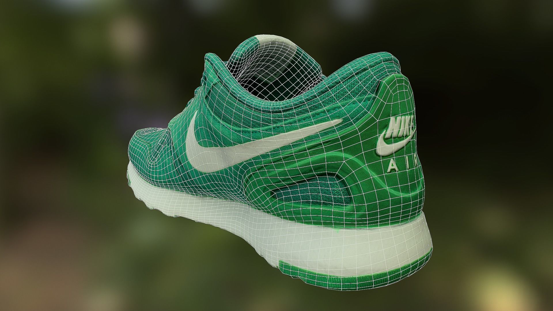 Nike shoe low poly 3D model Low-poly 3D model_9
