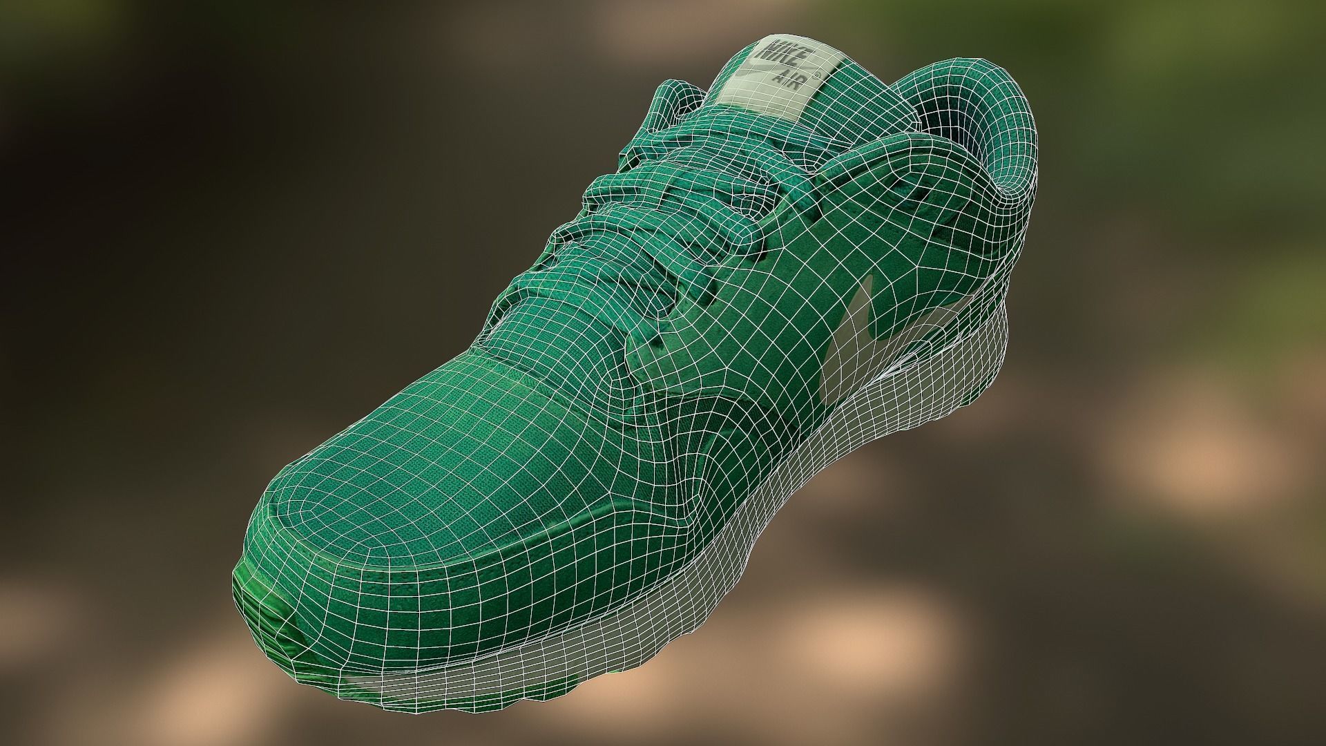 Nike shoe low poly 3D model Low-poly 3D model_6