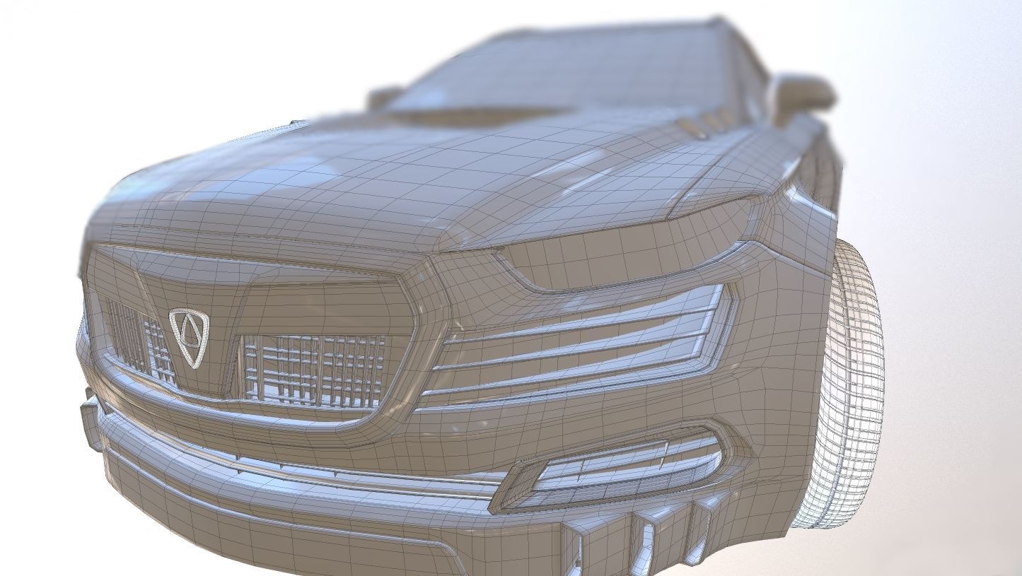 Affekta OCC HD concept sport car tuning sedan modifiered 3D model_24