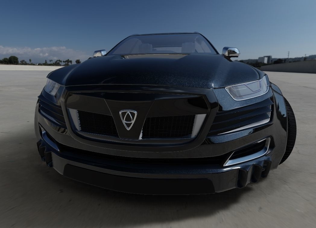 Affekta OCC HD concept sport car tuning sedan modifiered 3D model_5