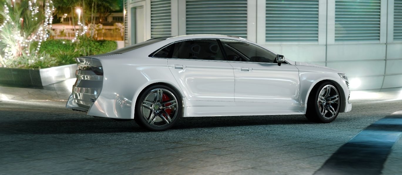 Affekta OCC HD concept sport car tuning sedan modifiered 3D model_19