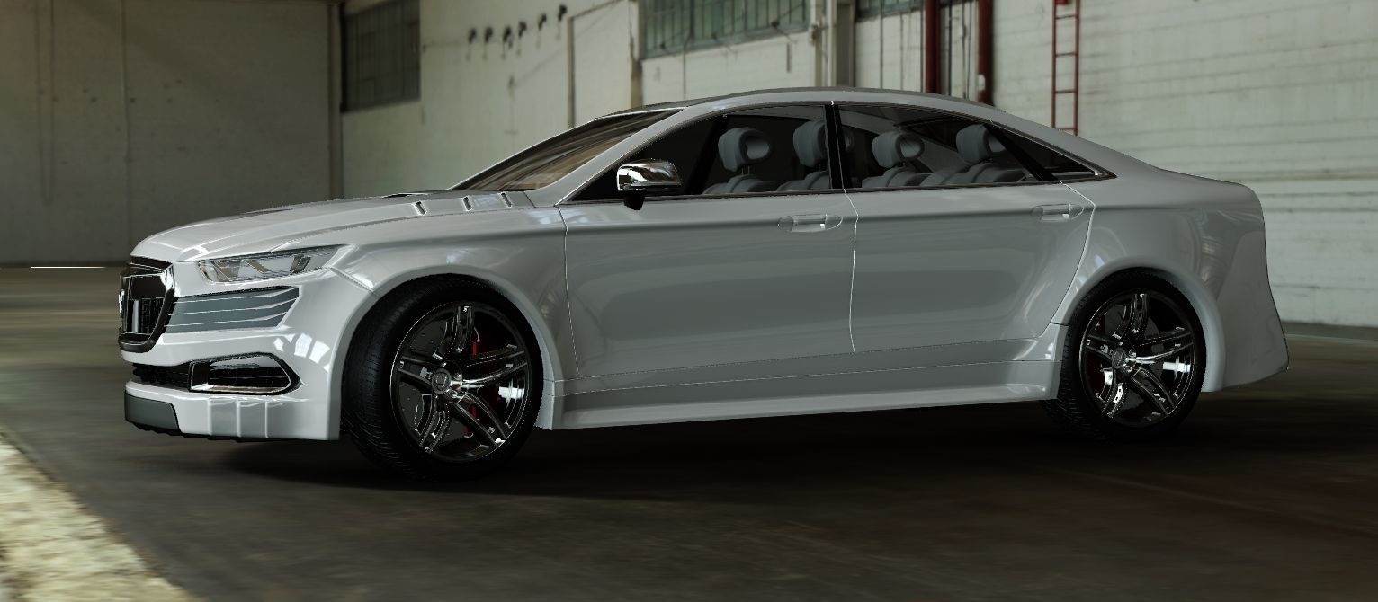 Affekta OCC HD concept sport car tuning sedan modifiered 3D model_15