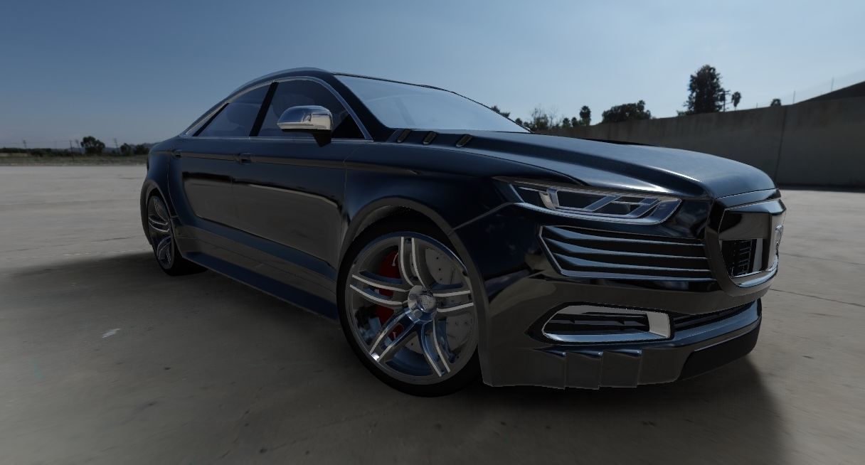 Affekta OCC HD concept sport car tuning sedan modifiered 3D model_22