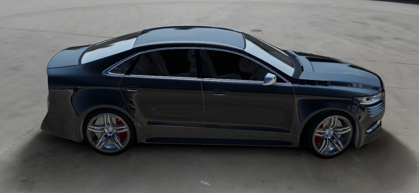 Affekta OCC HD concept sport car tuning sedan modifiered 3D model_4