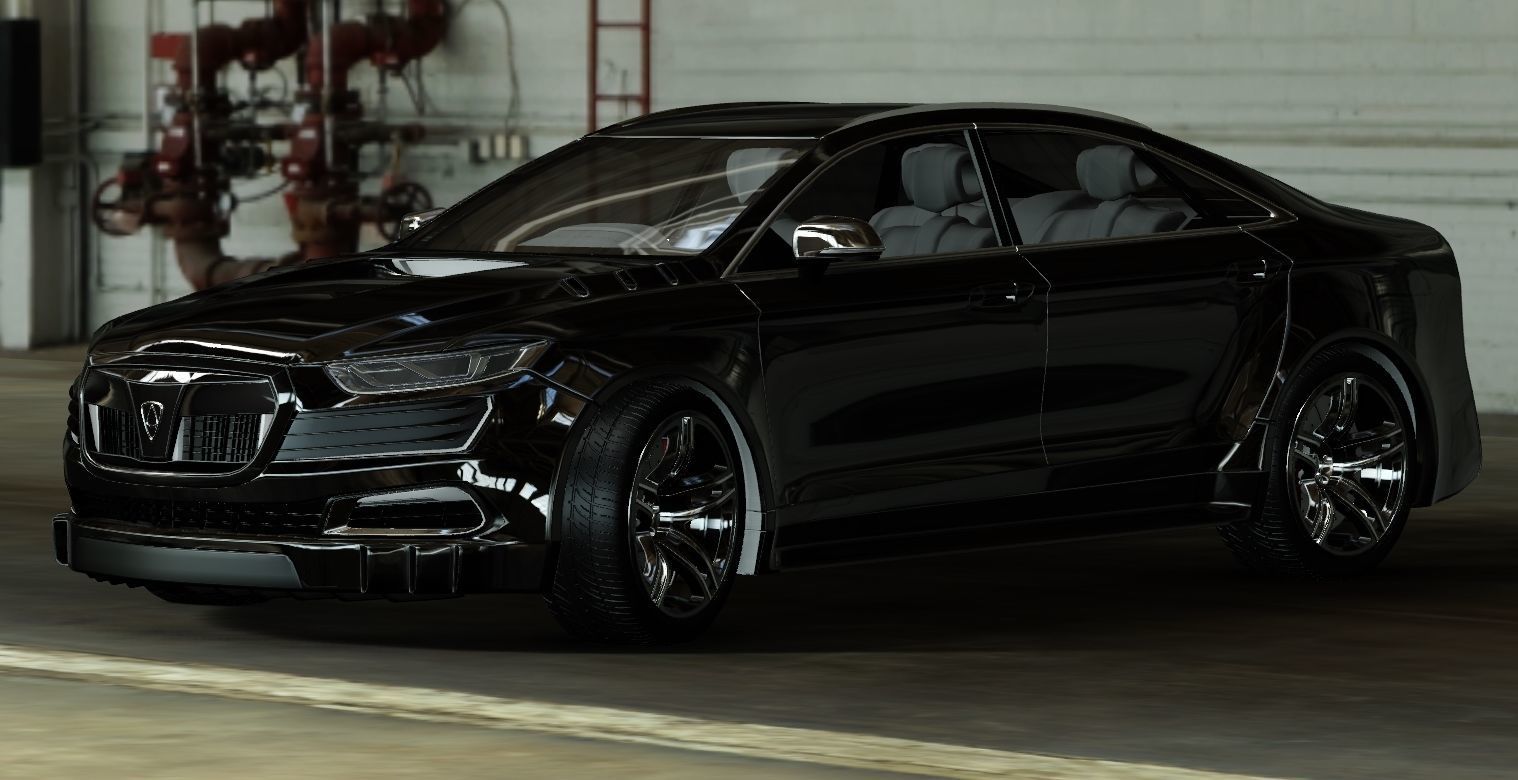 Affekta OCC HD concept sport car tuning sedan modifiered 3D model_1