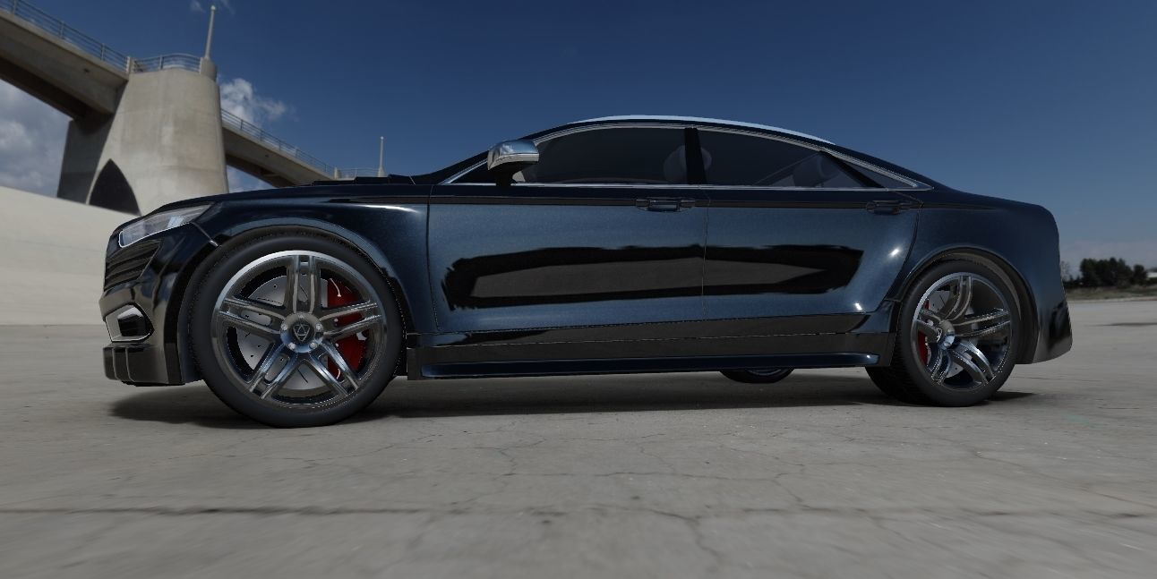 Affekta OCC HD concept sport car tuning sedan modifiered 3D model_6