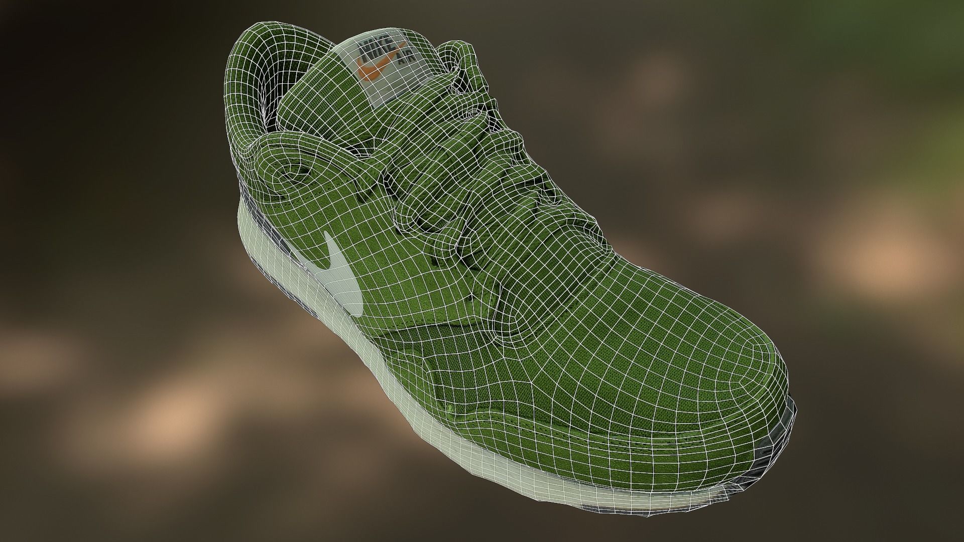 Nike shoe low poly 3D model Low-poly 3D model_7