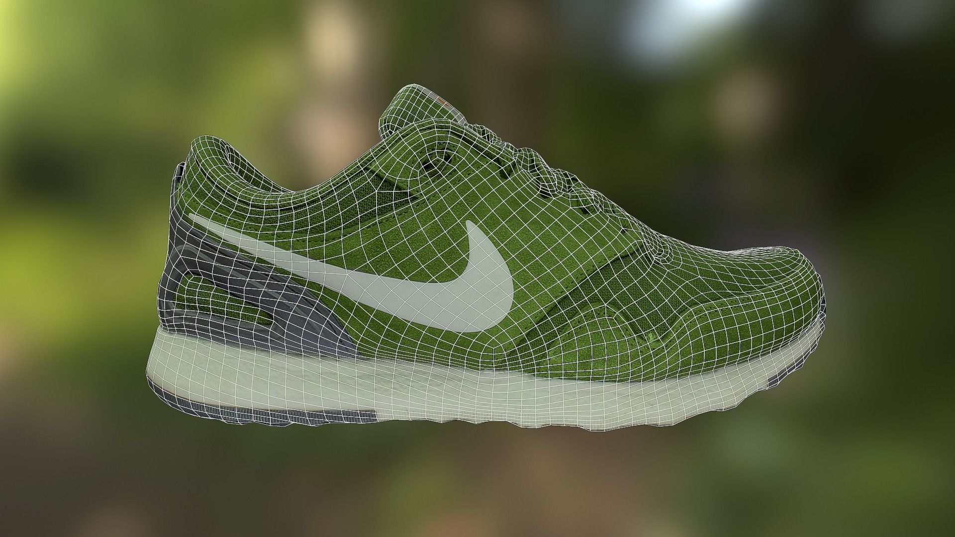 Nike shoe low poly 3D model Low-poly 3D model_10