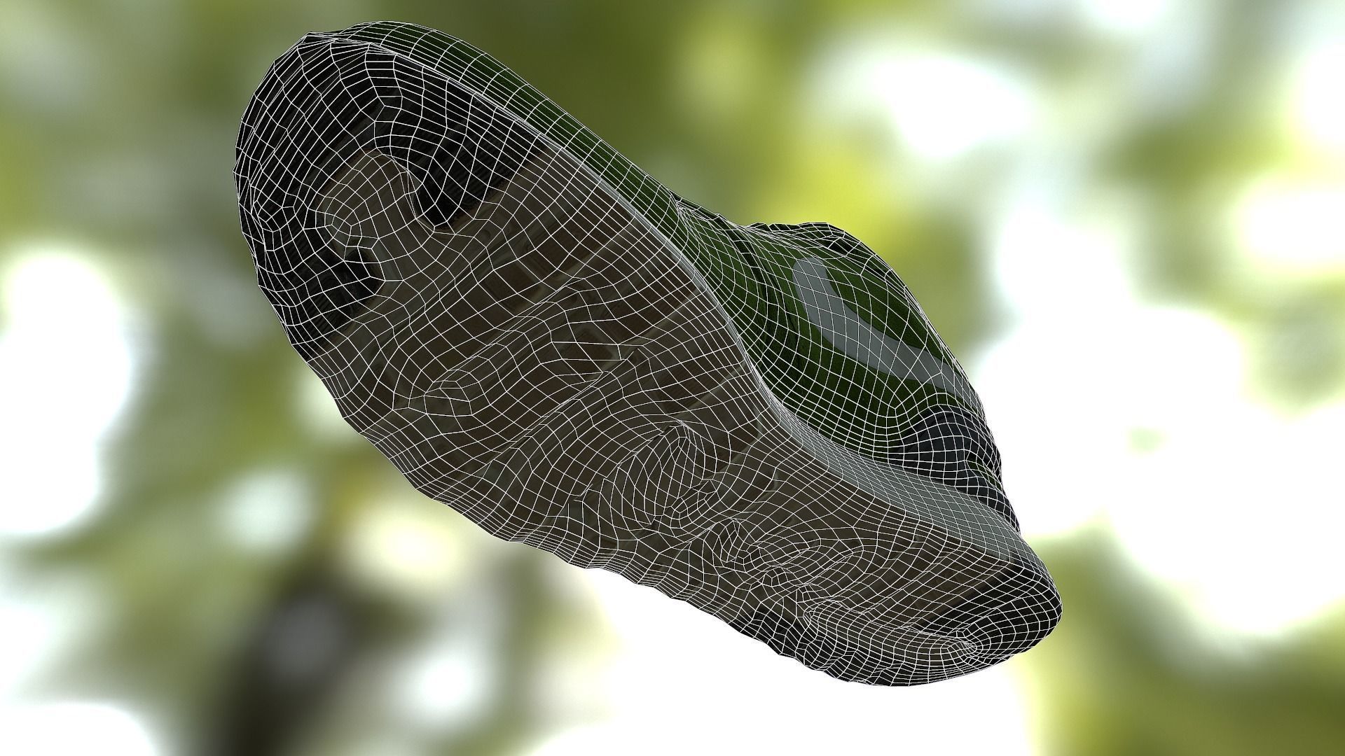 Nike shoe low poly 3D model Low-poly 3D model_13