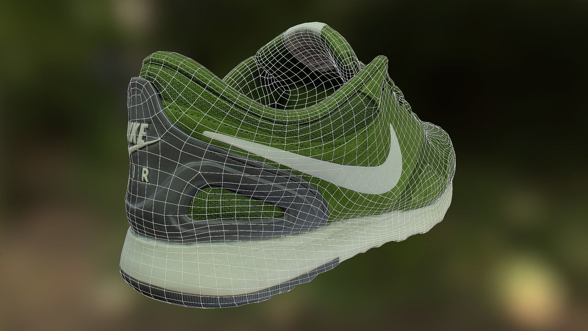 Nike shoe low poly 3D model Low-poly 3D model_8