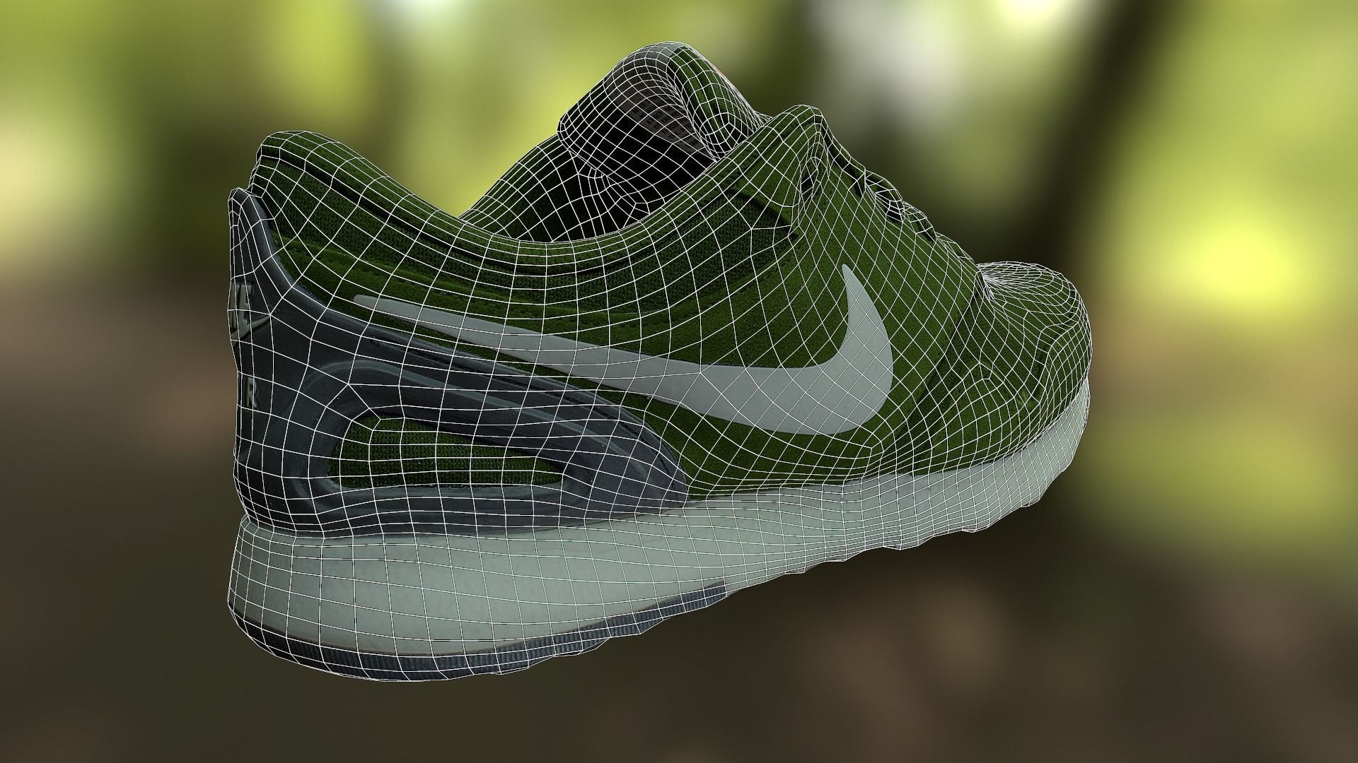 Nike shoe low poly 3D model Low-poly 3D model_8
