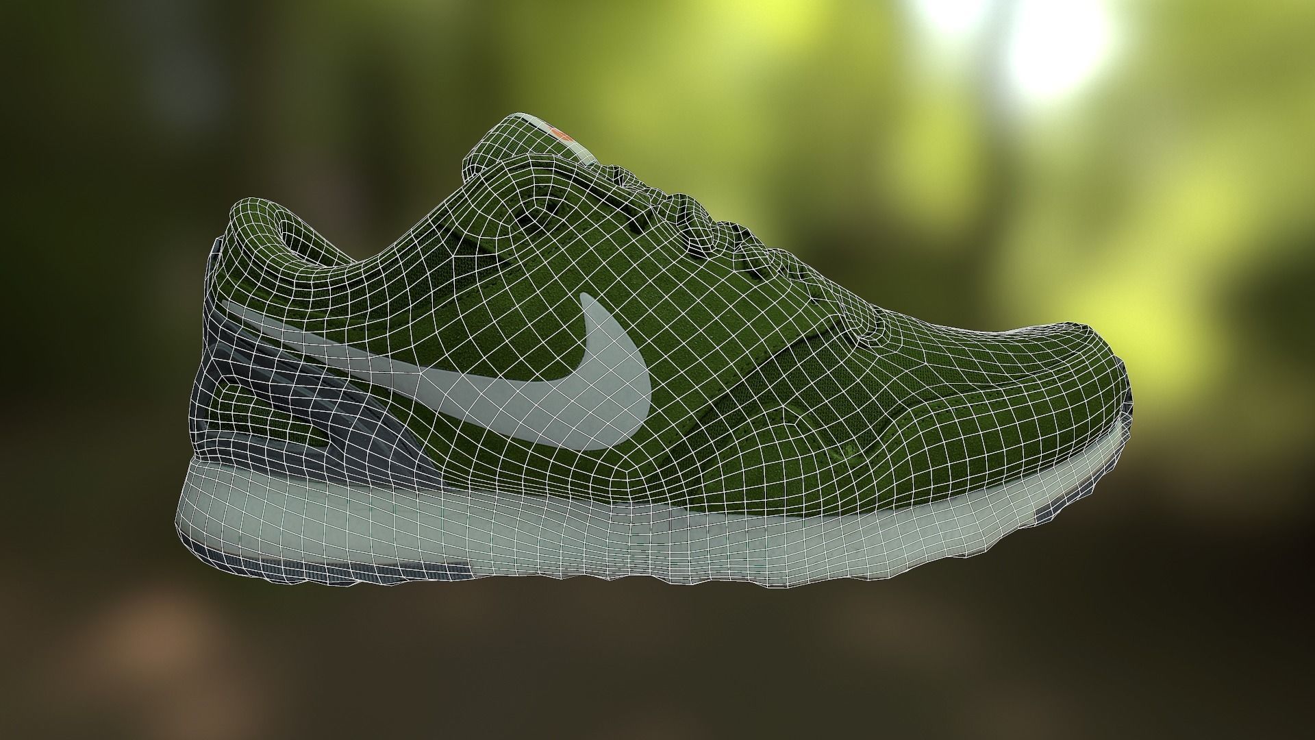 Nike shoe low poly 3D model Low-poly 3D model_10