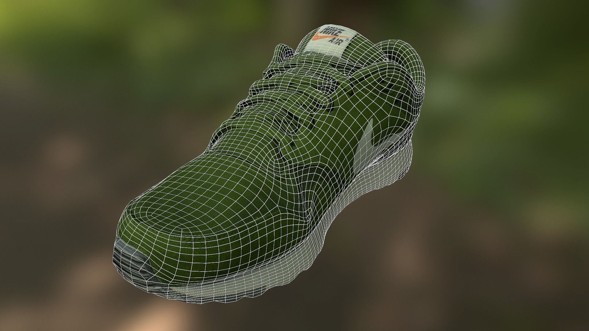 Nike shoe low poly 3D model Low-poly 3D model_6