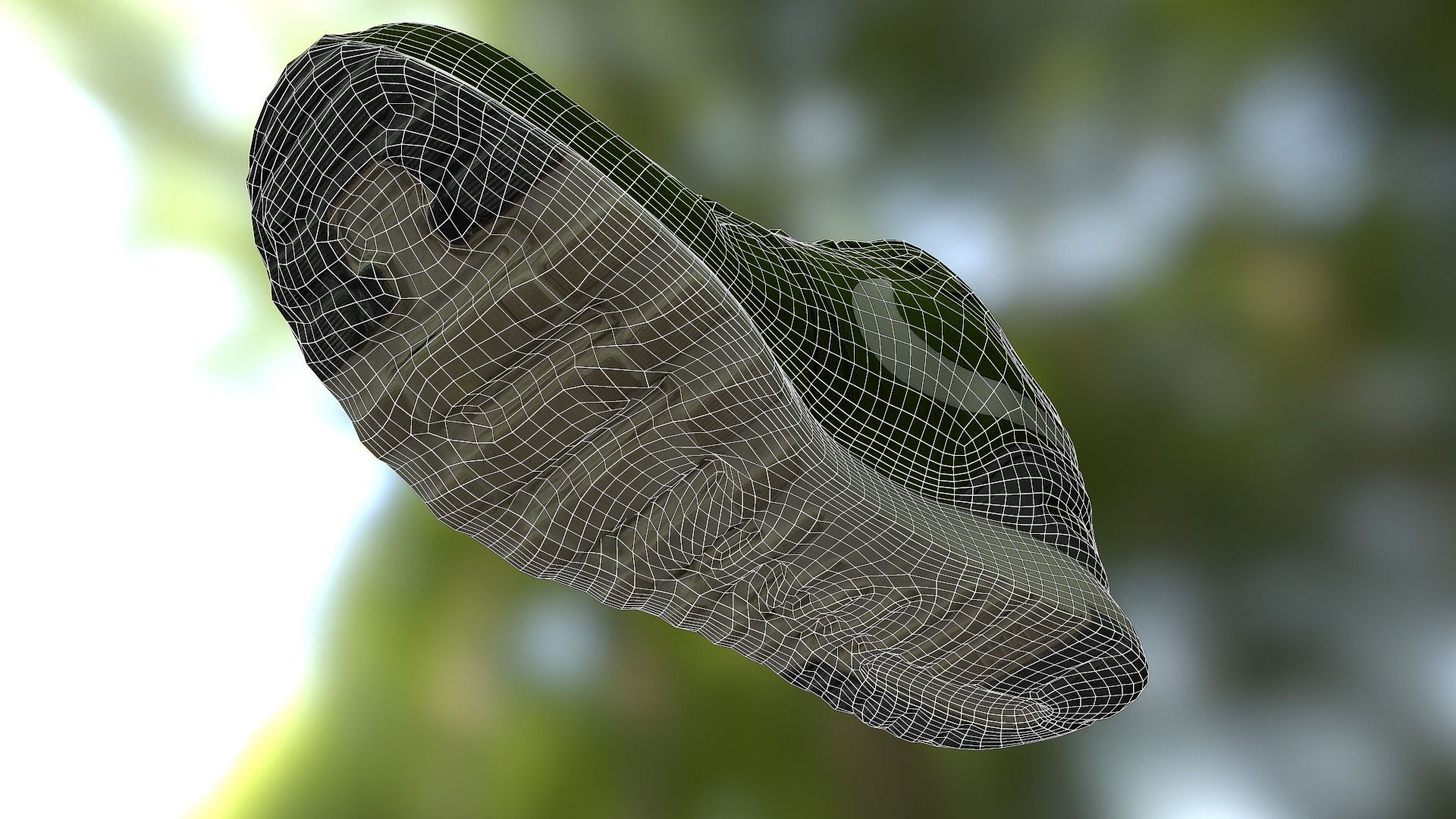 Nike shoe low poly 3D model Low-poly 3D model_14