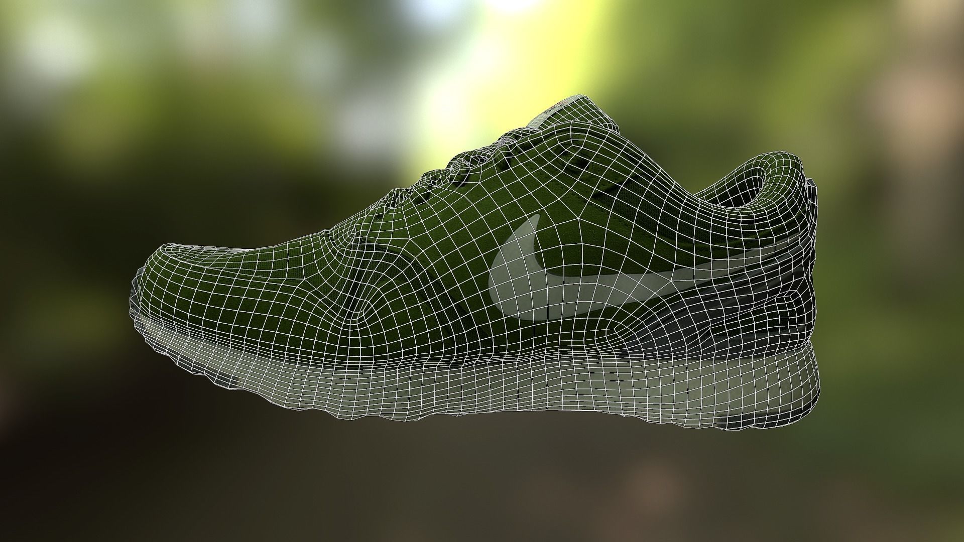 Nike shoe low poly 3D model Low-poly 3D model_12