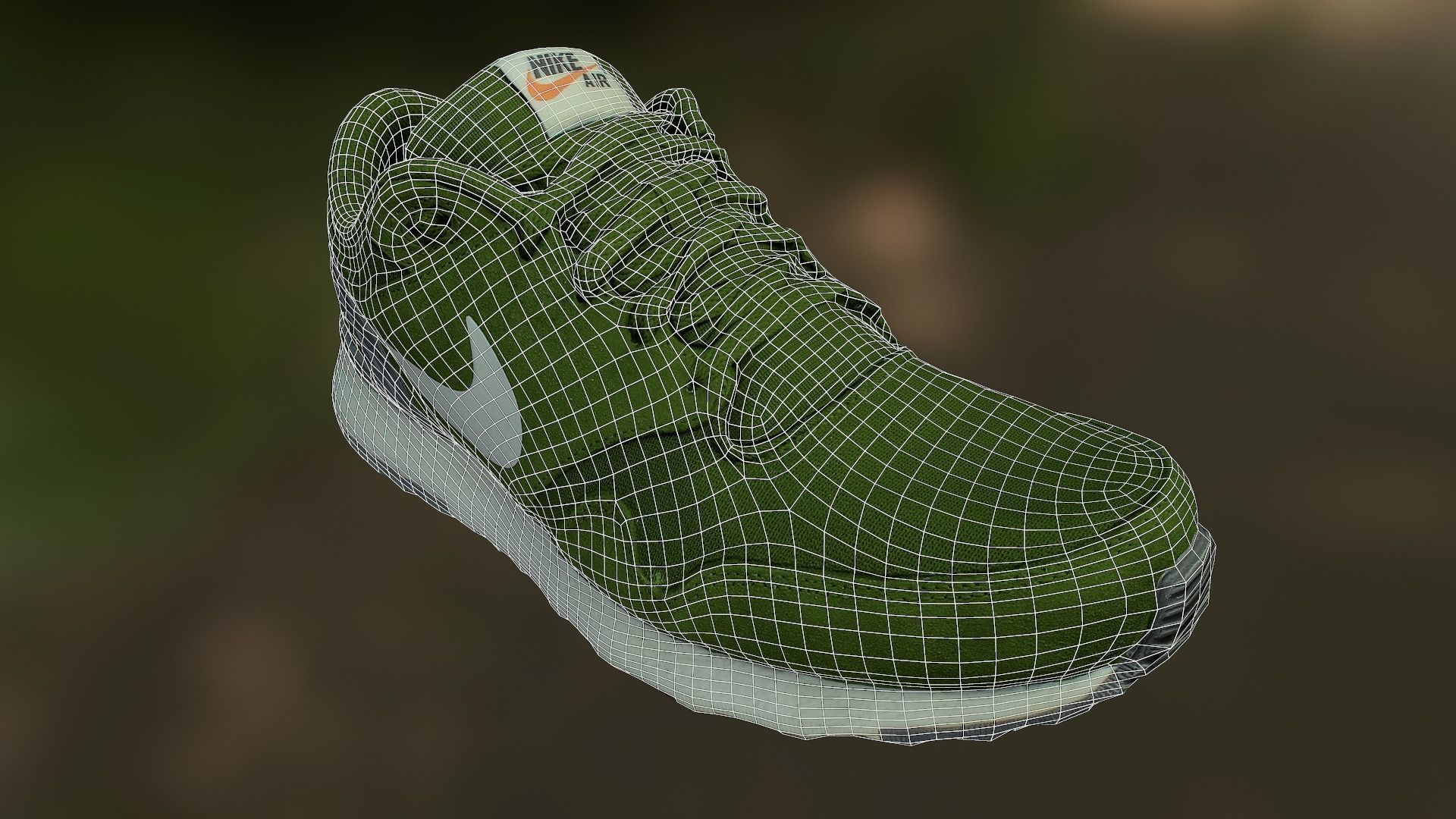 Nike shoe low poly 3D model Low-poly 3D model_7